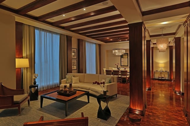 Sophisticated lounge at InterContinental Costa Rica for networking and breakout events.