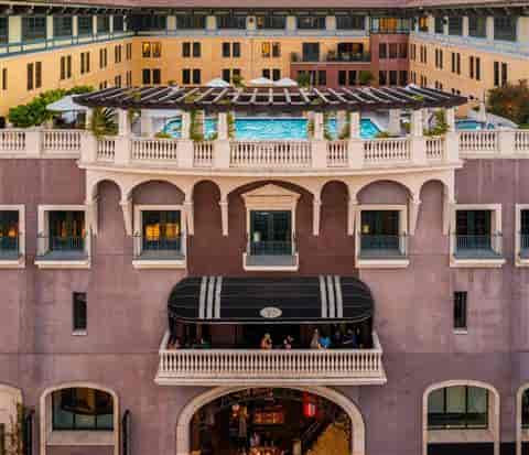 Cielo Rooftop at Hotel Valencia: luxury venue with rooftop pool for events and receptions.