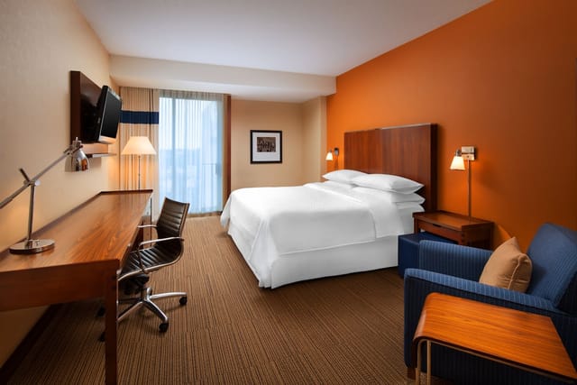 Conference room at Four Points by Sheraton San Jose Airport, modern design for business events.