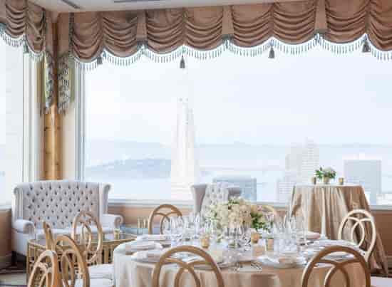 Elegant Diplomat Club venue in Fairmont San Francisco for upscale corporate events and weddings.