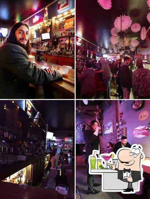 Lively bar at The Orchid Room with warm lighting for social mixers and networking events.
