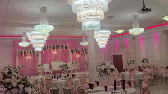 Elegant event space in Premium Hall 3, Oasis Palace, perfect for romantic weddings.