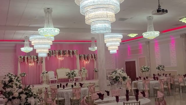 Elegant event space in Premium Hall 3, Oasis Palace, perfect for romantic weddings.