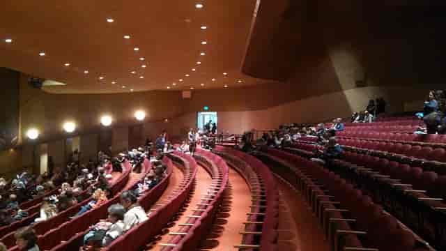San Jose Performing Arts Center auditorium with tiered seating for conferences or presentations.
