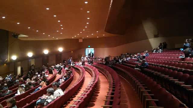 San Jose Performing Arts Center auditorium with tiered seating for conferences or presentations.