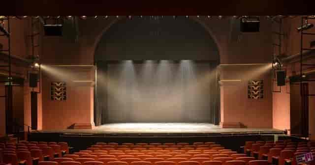 Montgomery Theater stage in San Jose, perfect for performances and events.