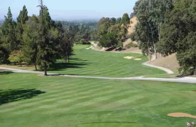 Outdoor Garden at San Jose Country Club, lush golf course for corporate events.