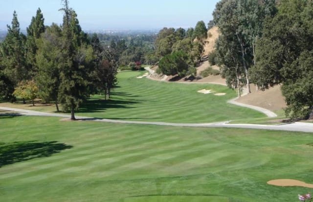 Outdoor Garden at San Jose Country Club, lush golf course for corporate events.