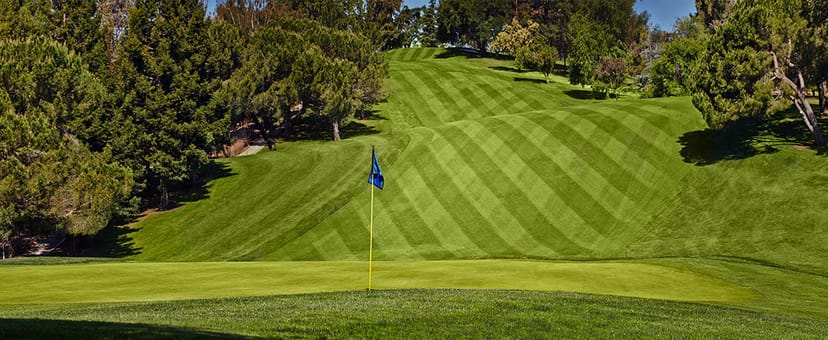 Golf course patio at San Jose Country Club, perfect for tournaments and corporate events.