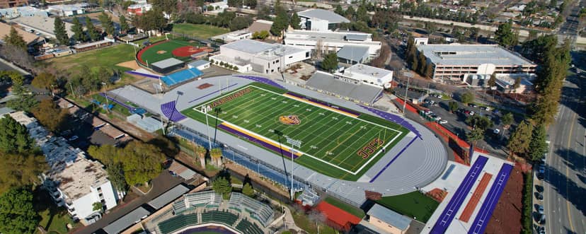 Jaguar Stadium at San José City College, ideal for tournaments and community events.