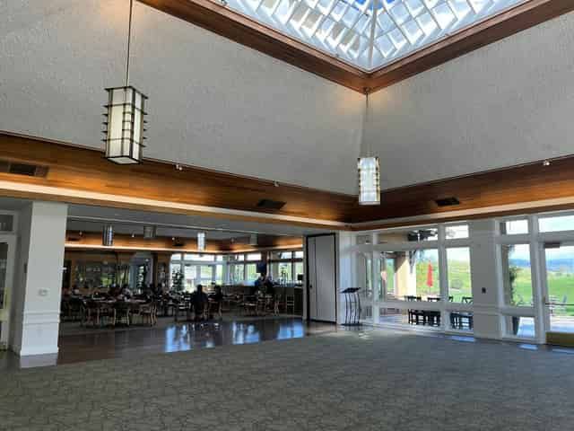 Indoor reception area