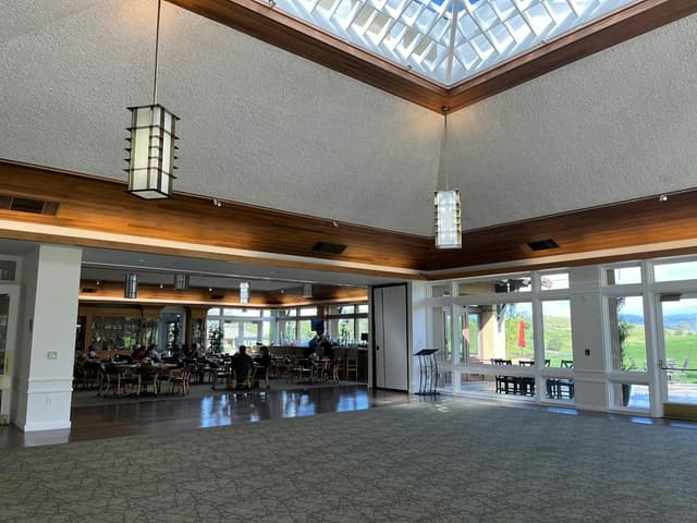 Indoor reception area