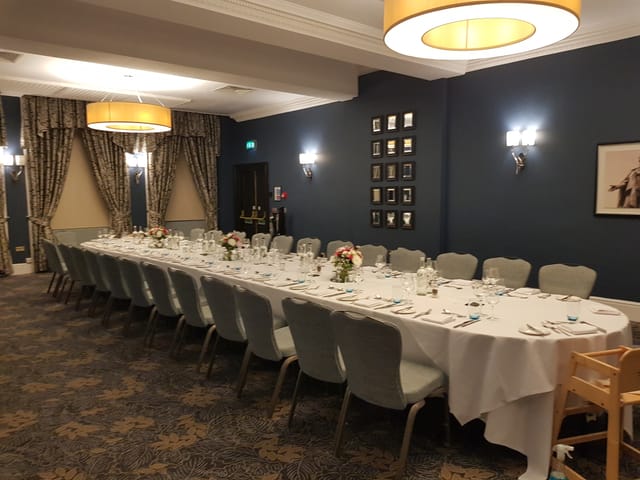 Elegant meeting room at The Grand Brighton, perfect for corporate events and dinners.