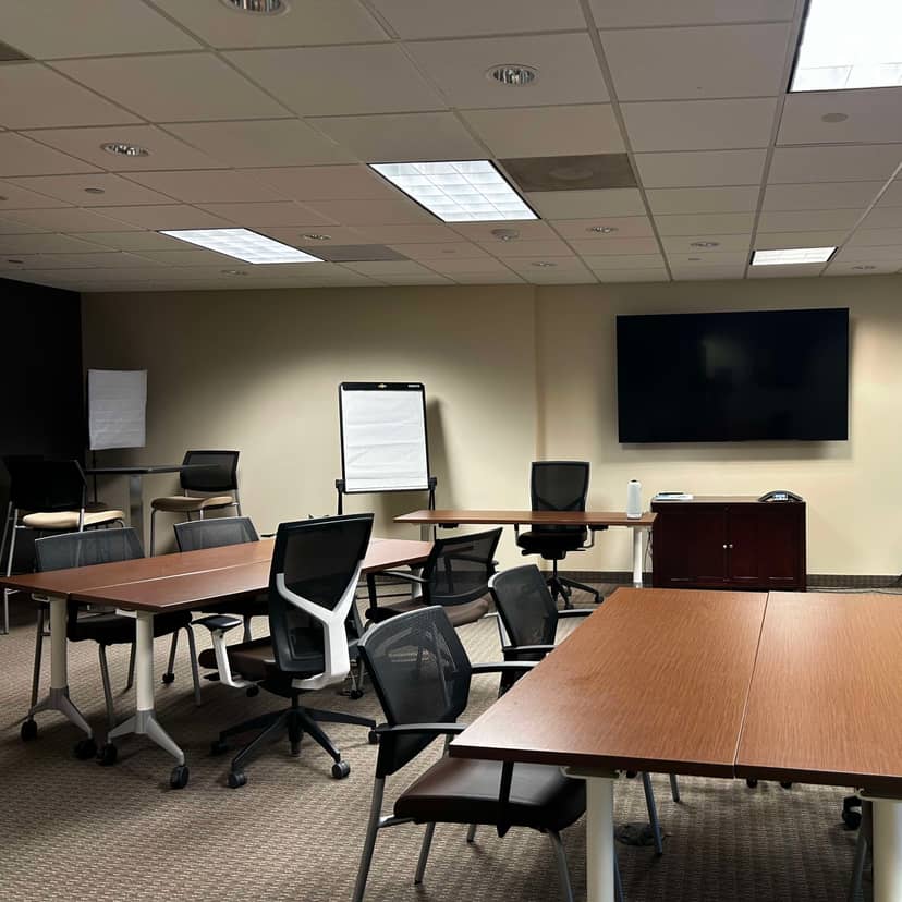 Dallas Bar Association conference room setup for interactive meetings and presentations.