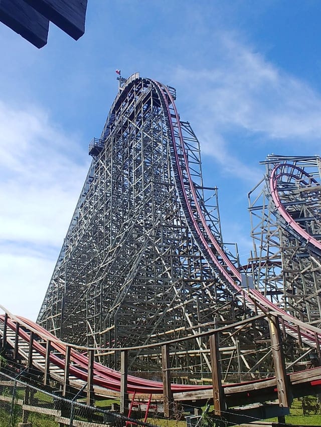 I went to [Six Flags Over Texas] the ...