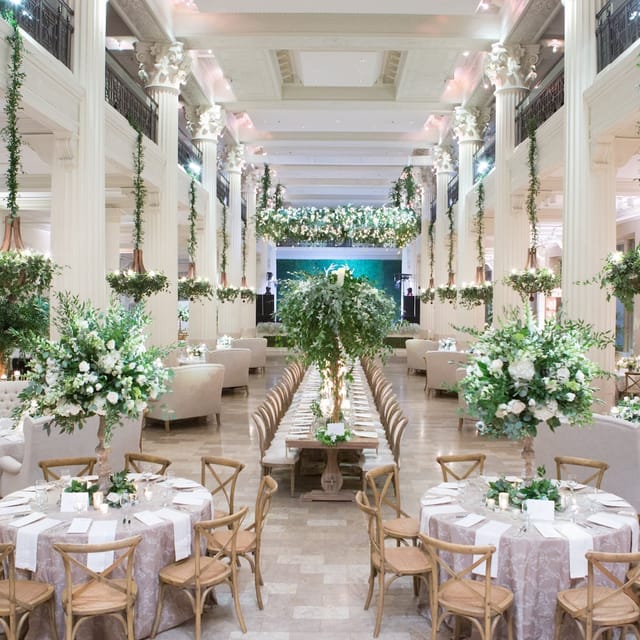 Magnolia Ballroom at The Briar Club, elegant venue for weddings and receptions.
