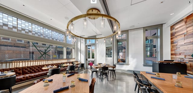 Parker Grand Ballroom at Kimpton Pittman Hotel, modern decor for events and gatherings.