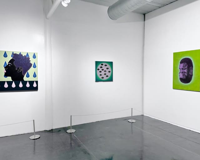 "Modern art exhibition at Houston Museum of African American Culture, ideal for events."