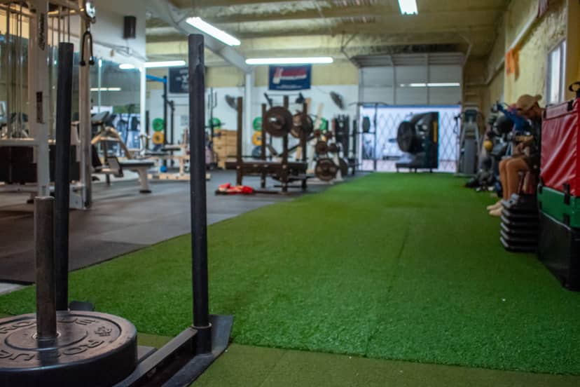 Training Studio at Houston Athletic Club with turf for corporate wellness events and team-building.