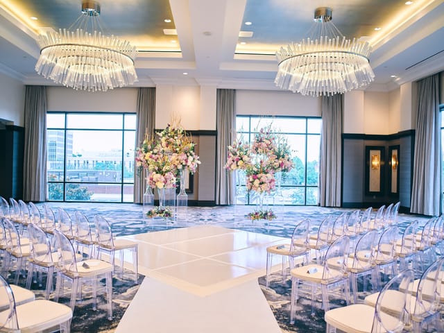 Ballroom Ceremony at Post Oak Hotel at ...