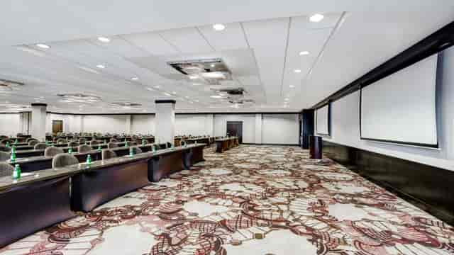 Sycamore Ballroom in Houston TX, theater-style seating for meetings and events.