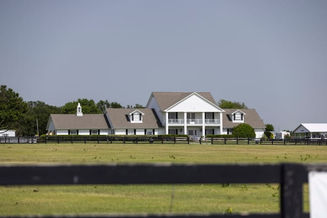 Spacious farmhouse venue at Southfork Ranch for weddings and corporate events.