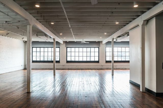 Downstairs Concert Hall at Antone's Nightclub, spacious venue with natural light for events.