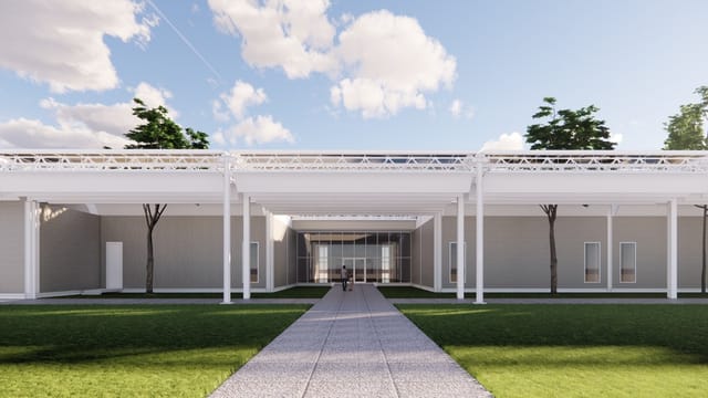 The 3D model of the Menil Collection by ...