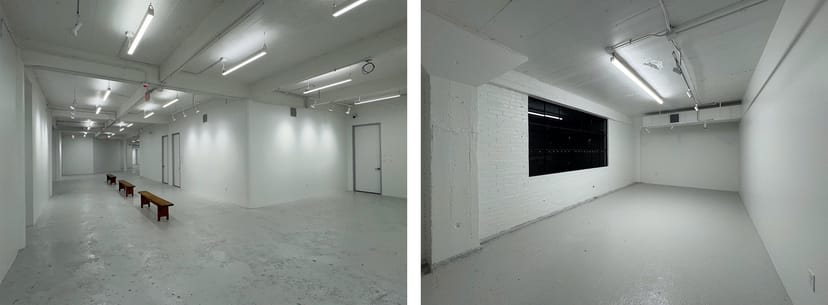 Winter Street Studios Gallery in Sawyer Yards - minimalist event venue for creative workshops.