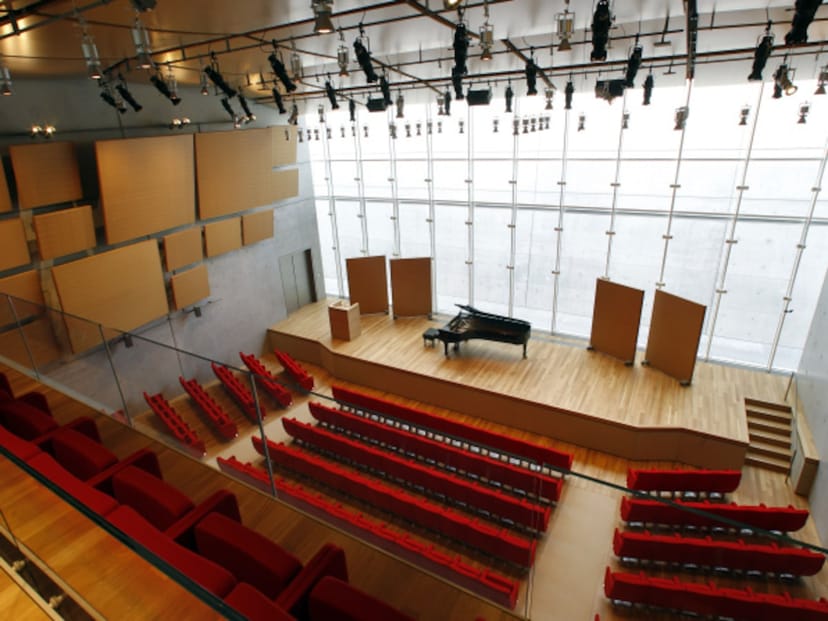 Modern Piano Auditorium at Kimbell Art Museum, ideal for concerts and events.
