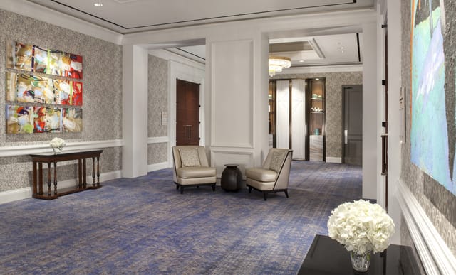 Elegant meeting space at Arboretum Pre-Function, Ritz-Carlton Dallas, ideal for networking events.