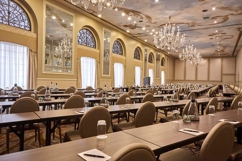 Elegant Pat Morris Neff Meeting Room at The Adolphus Hotel, perfect for corporate events.