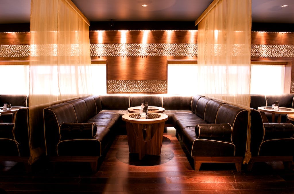 Stylish lounge with plush seating for intimate meetings and networking events.