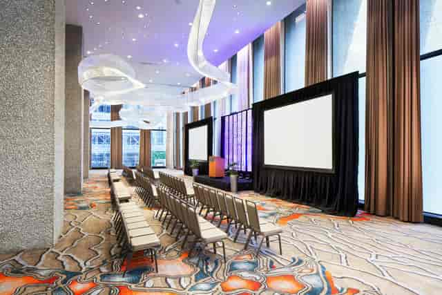 Bluebonnet Ballroom at The Westin Dallas, ideal for conferences with tiered seating.