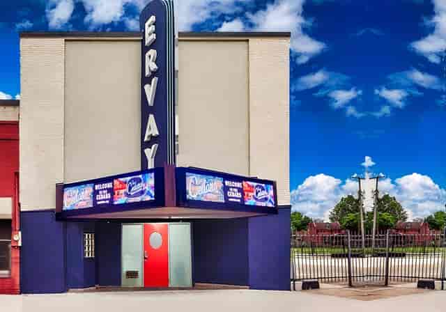 Ervay Theater in Ervay Event Center, vintage venue for meetings and events.