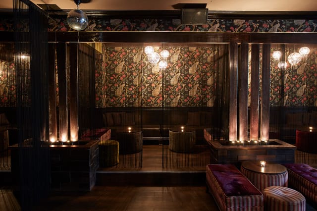 Elegant lounge at The Emerald Peacock, ideal for cocktail receptions and networking events.