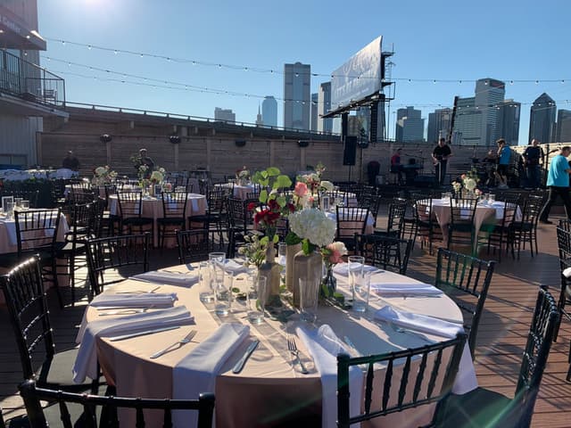 Rooftop deck