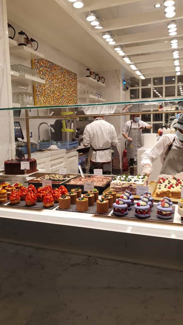 Colorful dessert display at AMC Cinema in Panorama Mall, ideal for corporate events.