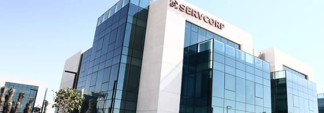 Modern Servcorp Day Suite featuring stylish architecture and ideal for corporate events.