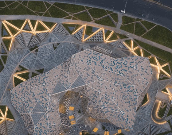 KAFD Conference Center: striking geometric design for innovative meetings and events.
