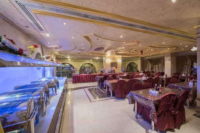 Elegant dining area at Al Mukhtara Hotel, perfect for weddings and corporate events.