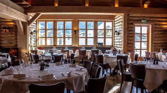 Elegant dining setup at La Rôtisserie, perfect for corporate events and intimate gatherings.