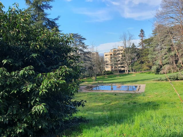 Serene outdoor venue at Maison Nature de la Gravière for retreats and networking events.