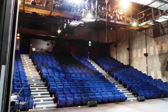 La Petite Salle at Théâtre de La Renaissance, theater seating for performances and workshops.