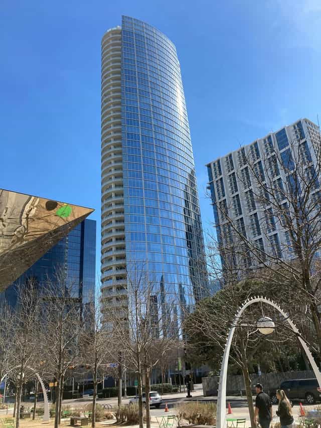 Modern Museum Tower with sleek architecture, ideal for corporate events and receptions.