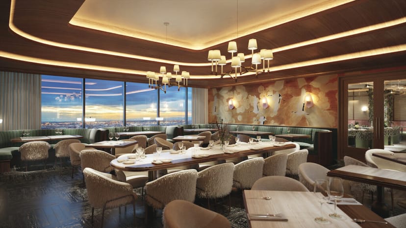Elegant dining space at Park House Dallas, perfect for corporate events and celebrations.