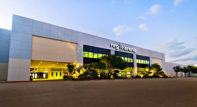 "NRG Arena in Hall A, Houston - modern venue for exhibitions and conferences."