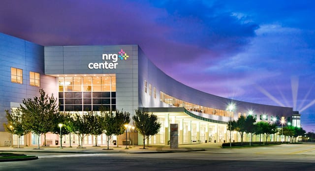 Modern NRG Center Hall A venue, sleek design ideal for conferences and exhibitions.