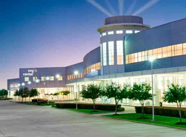 Modern NRG Center, a versatile venue for corporate events and exhibitions in Houston.