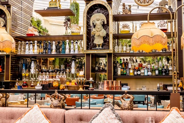 Elegant Pisco Bar at COYA Doha, ideal for upscale events and private parties.